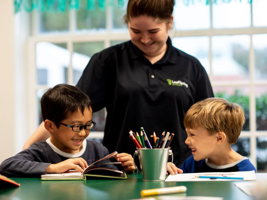 teacher and students